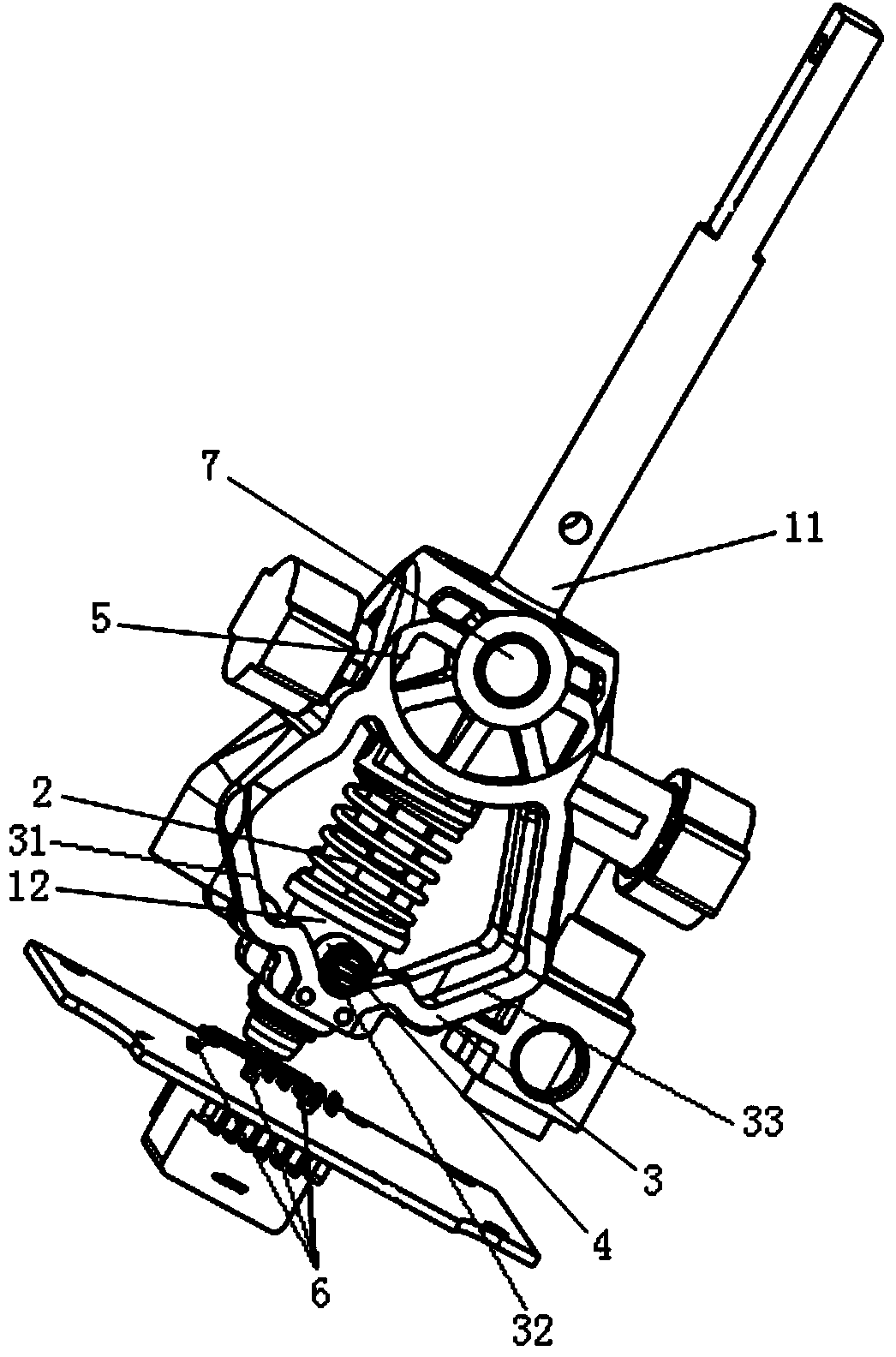 Electric vehicle and return shift operating device