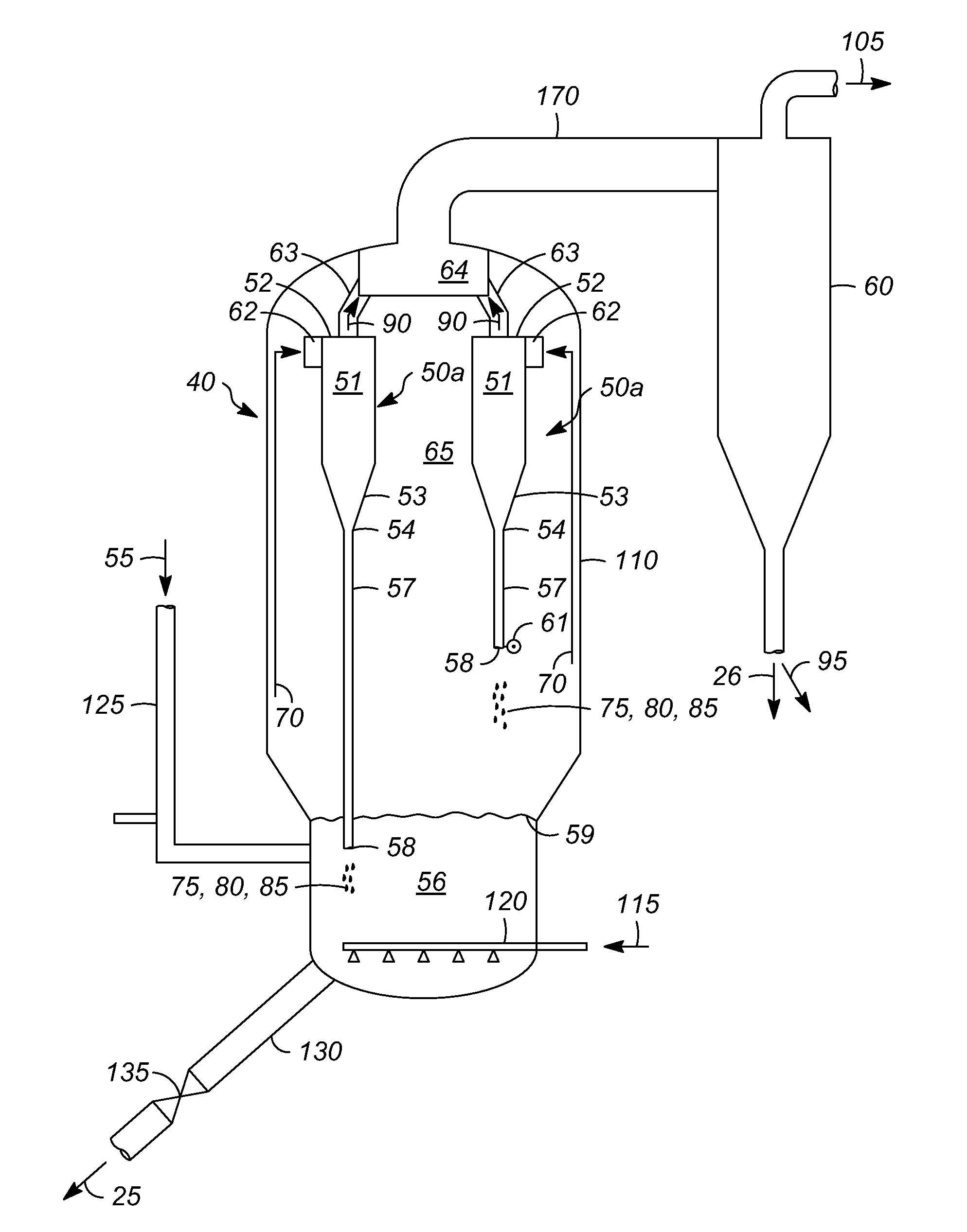 Processes for controlling afterburn in a reheater and for controlling loss of entrained solid particles in combustion product flue gas