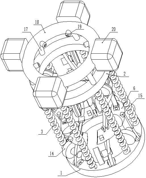 A steel pipe painting robot