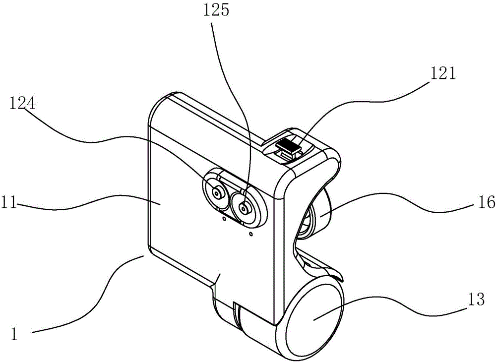 Double-channel control component for camera lens