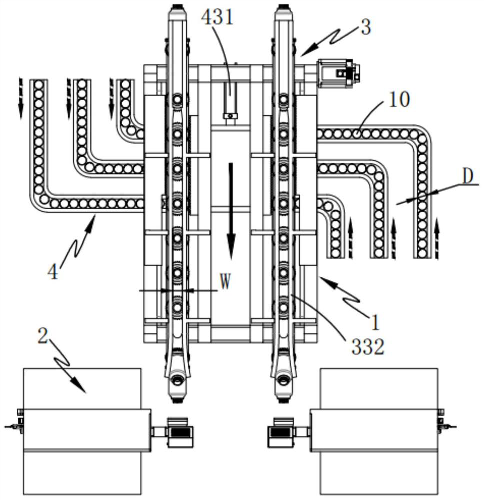 A continuous bottle cap marking production line