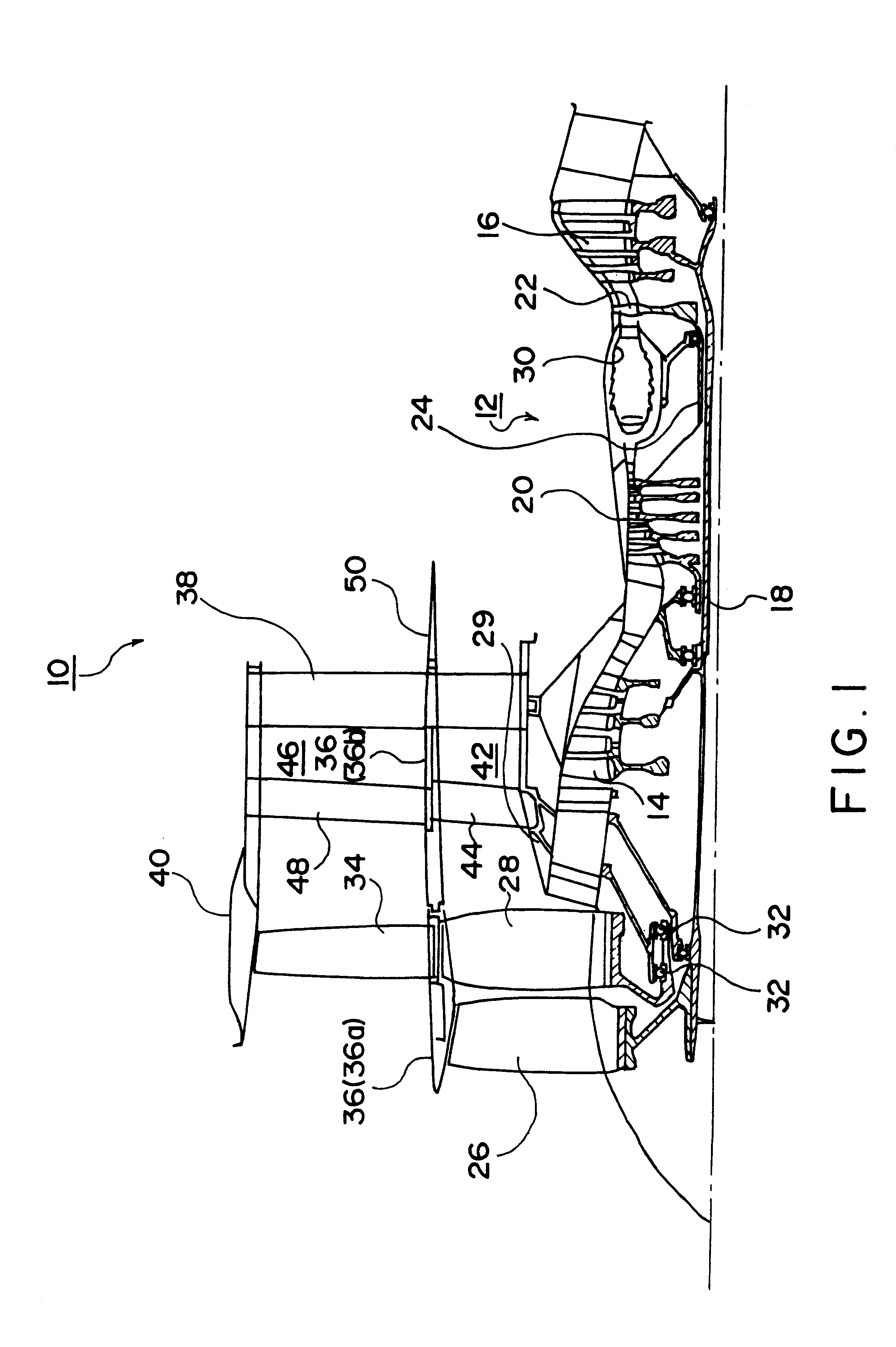 Turbofan engine including fans with reduced speed