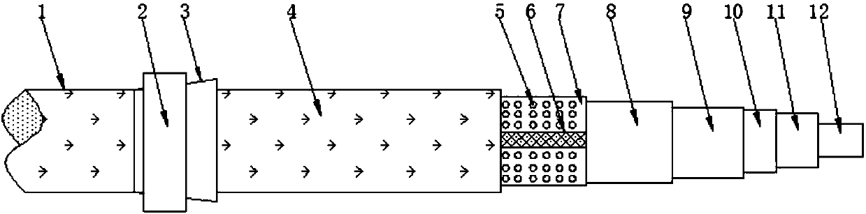 Corrosion-resistant insulating overhead cable