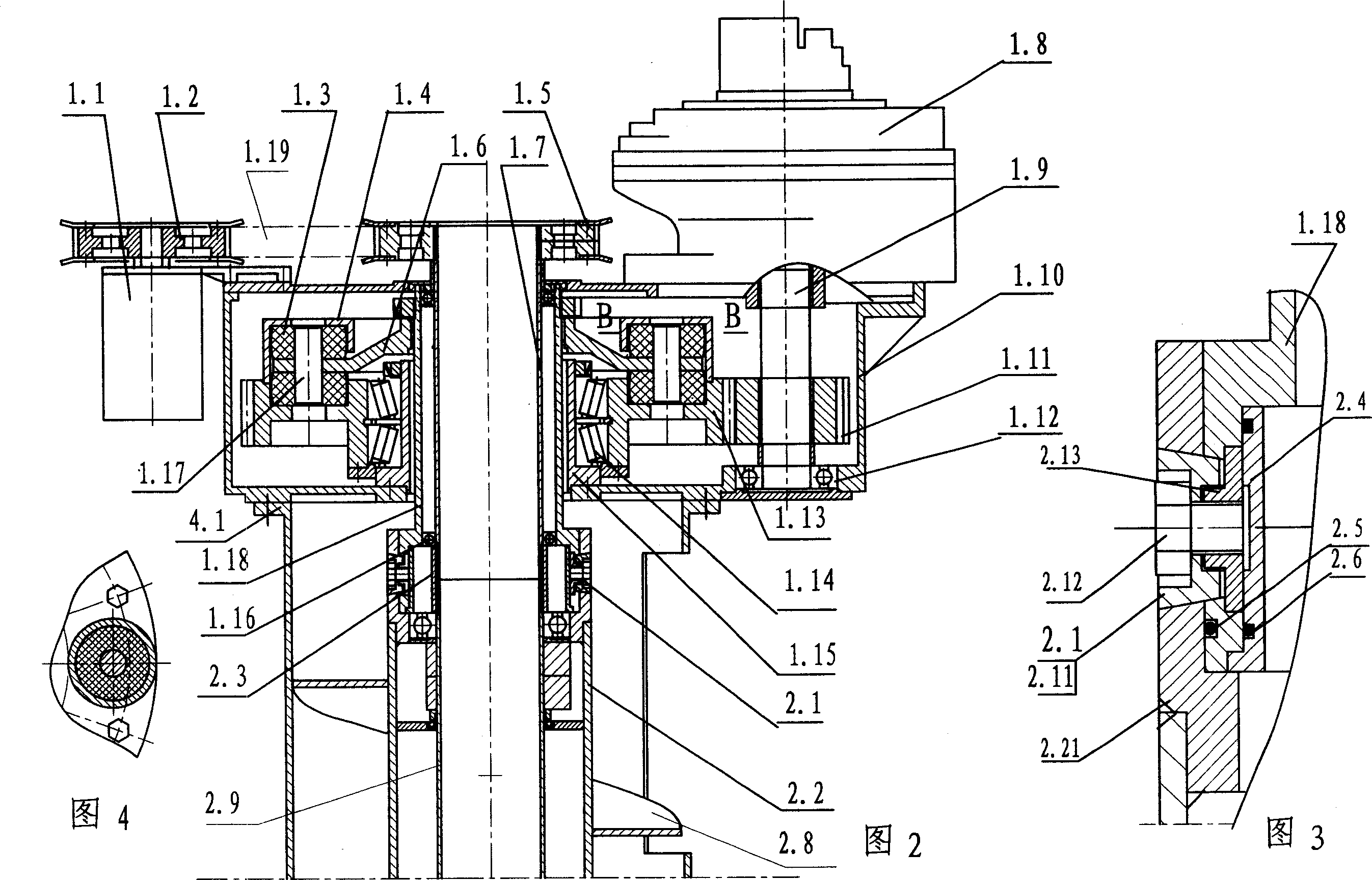 Oscillatory auger hole and dredging device