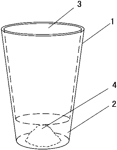 A kind of manufacturing method of double-layer art glass