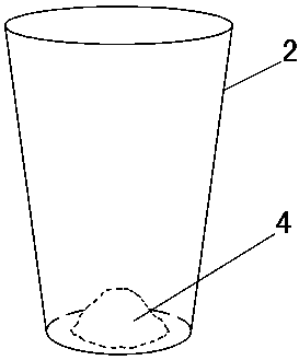 A kind of manufacturing method of double-layer art glass