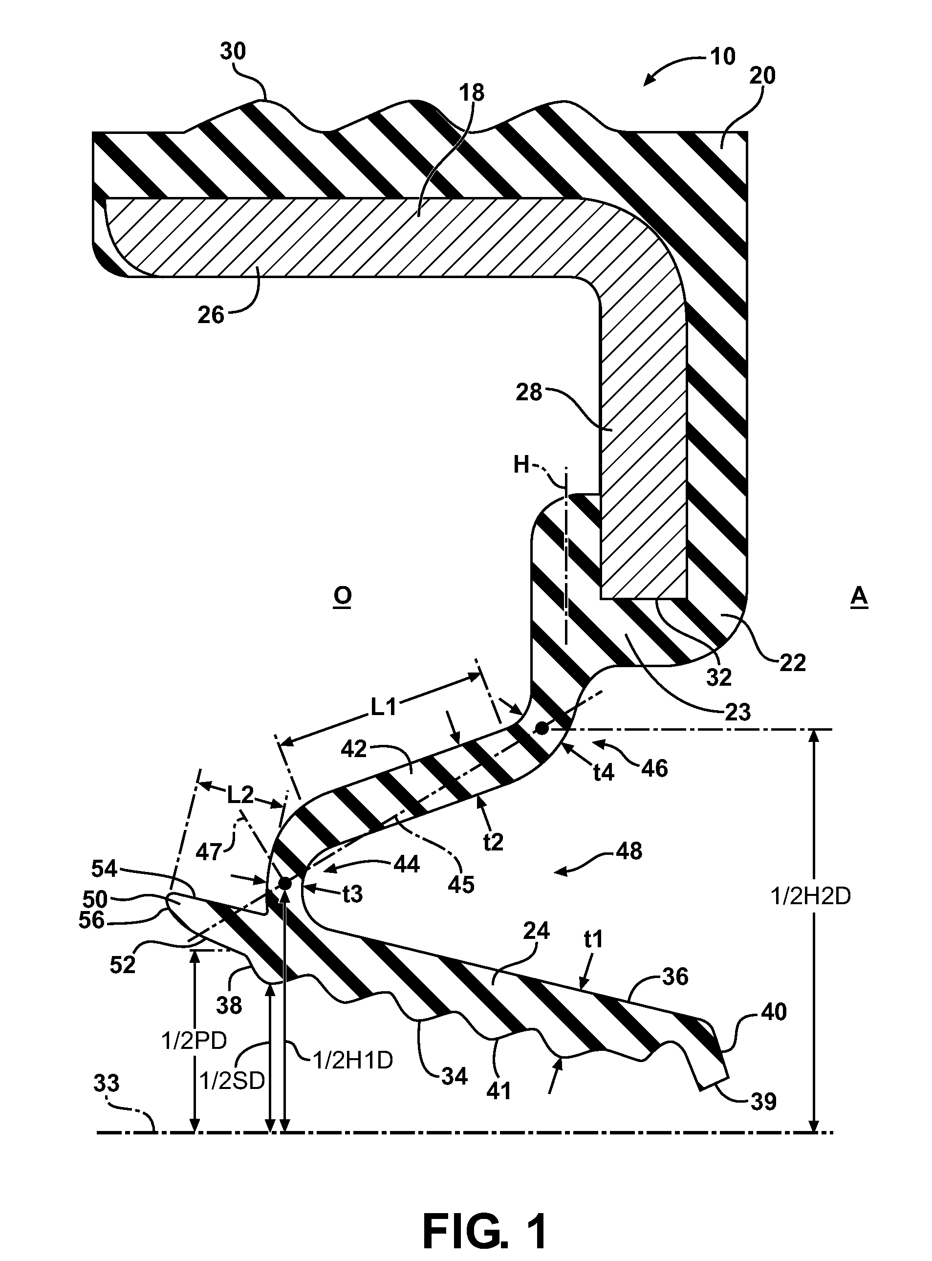 Radial shaft seal, radial shaft seal assembly and method of installation