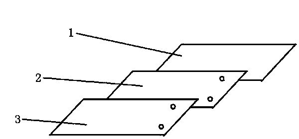 Low-temperature plane waterproof heating floor module and manufacturing method thereof