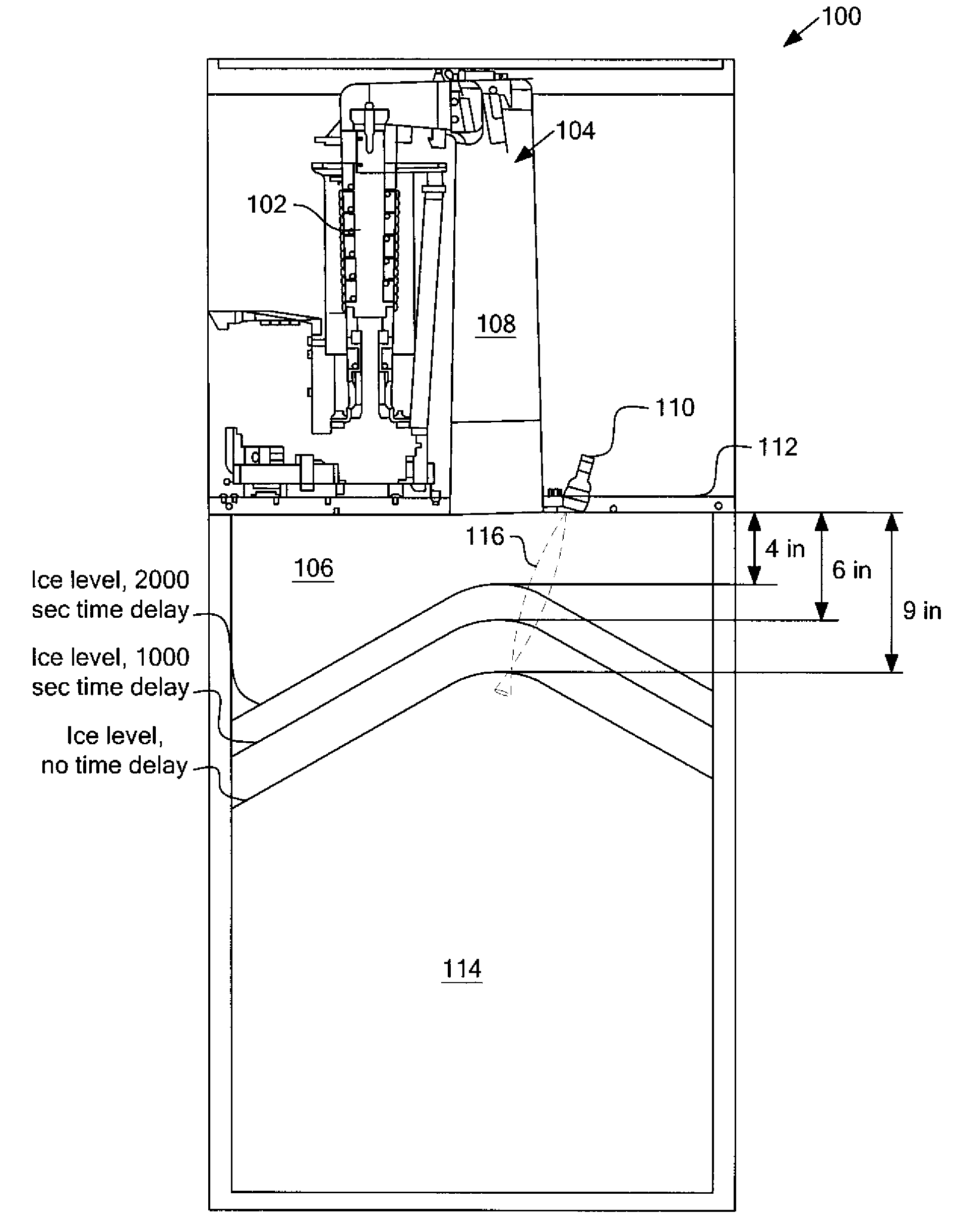 Systems and Methods for Providing an Ice Storage Bin Control Sensor and Housing