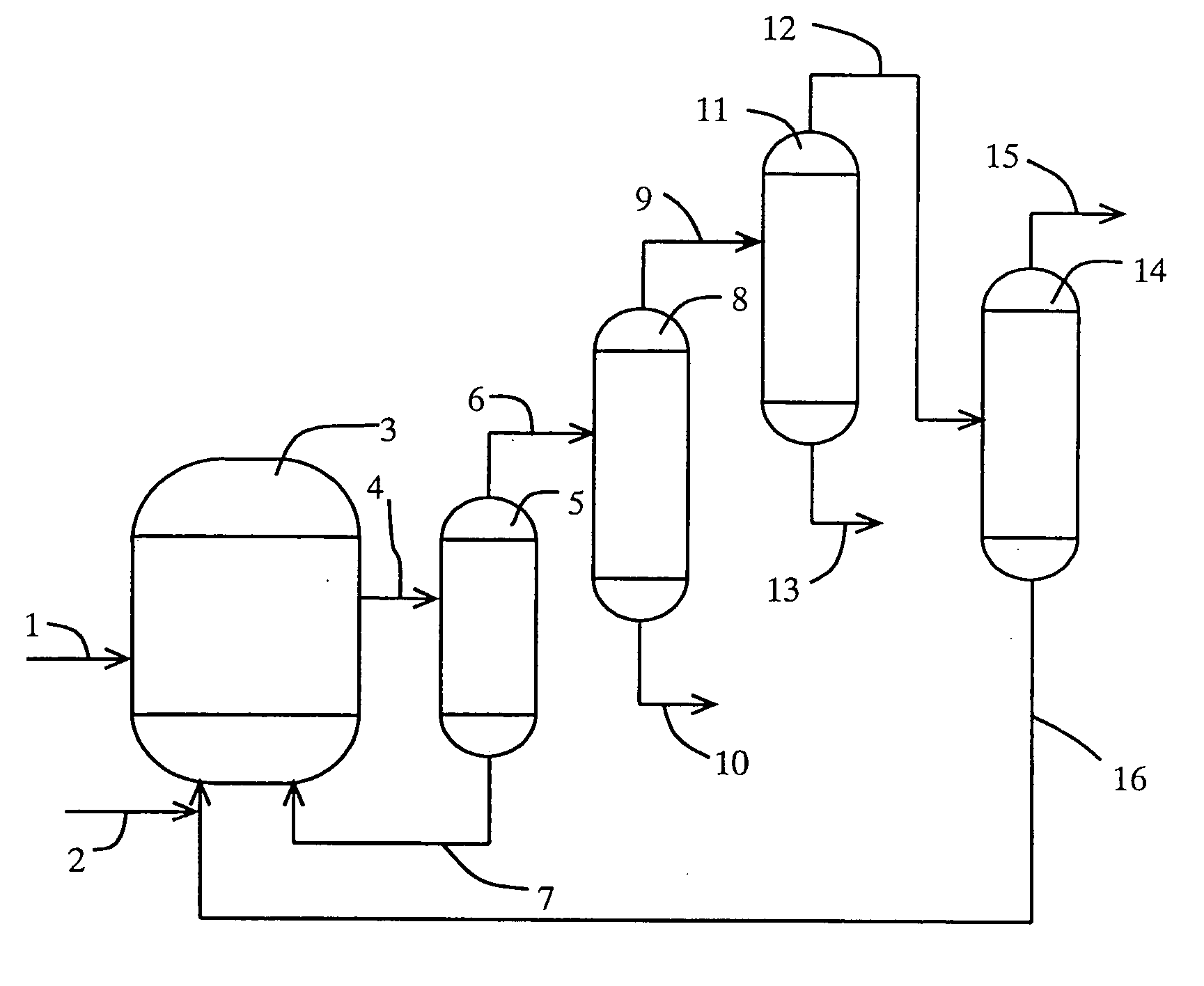 Process for producing carboxylic acid and system for producing the same