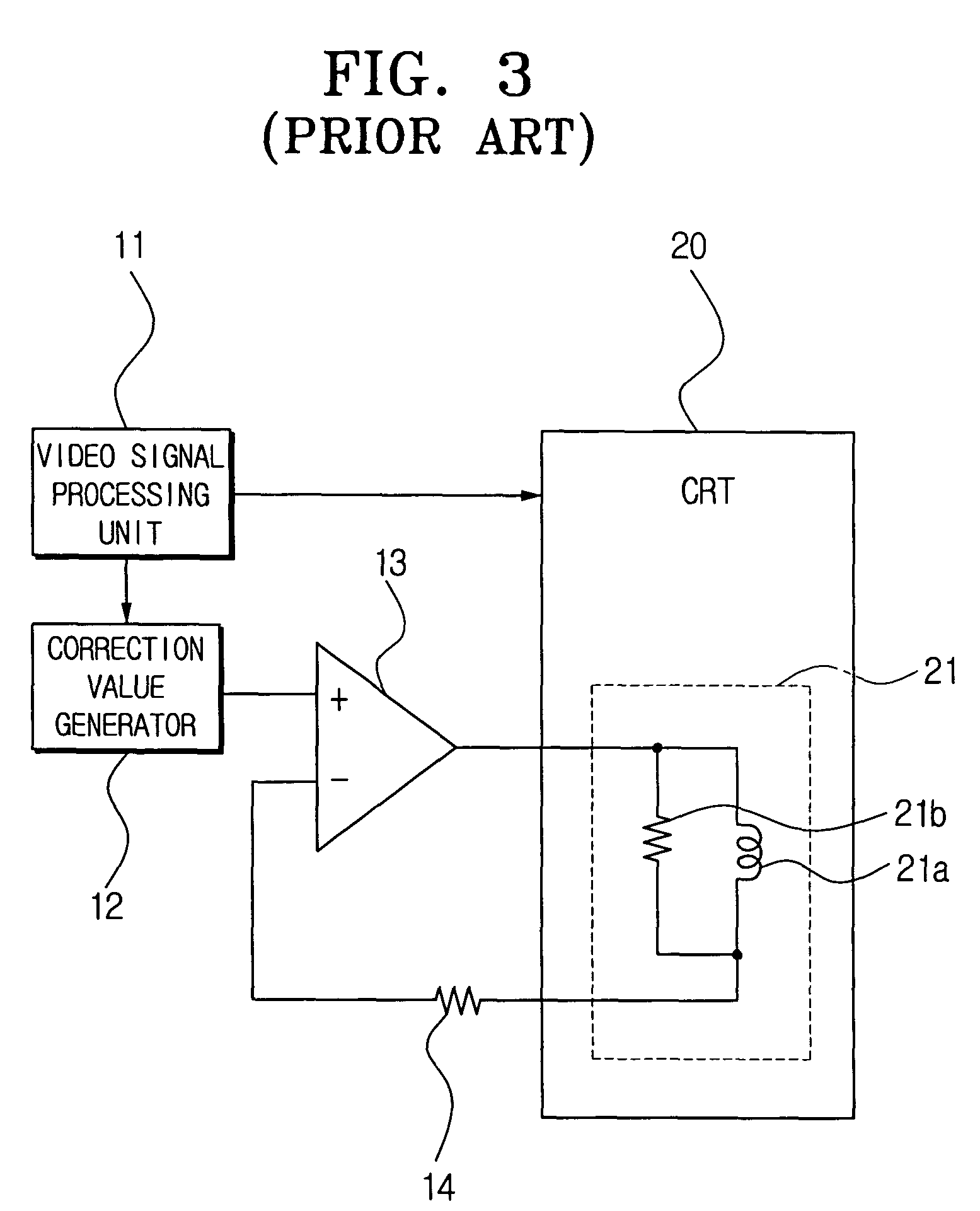 Image misconvergence correction apparatus for less switching noise influence