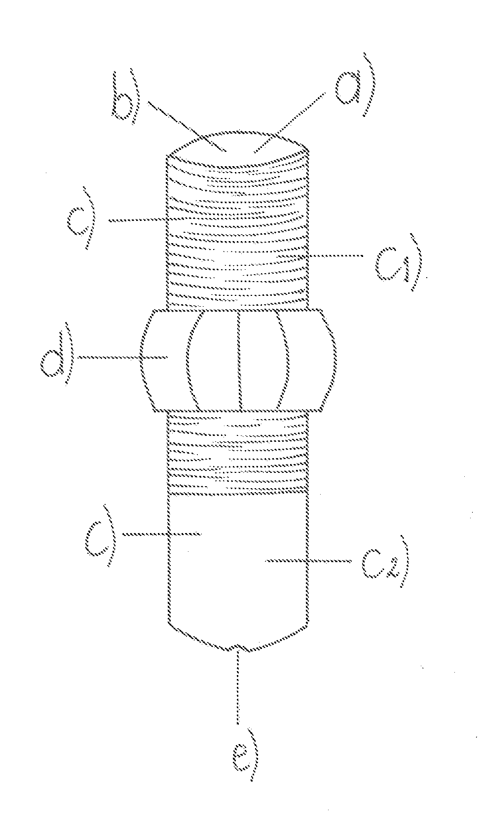 Marking system using gravity system