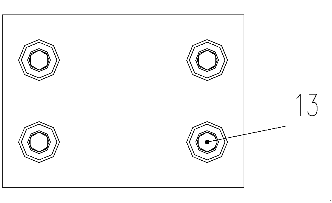 A floating piston rod gas-hydraulic damping cylinder