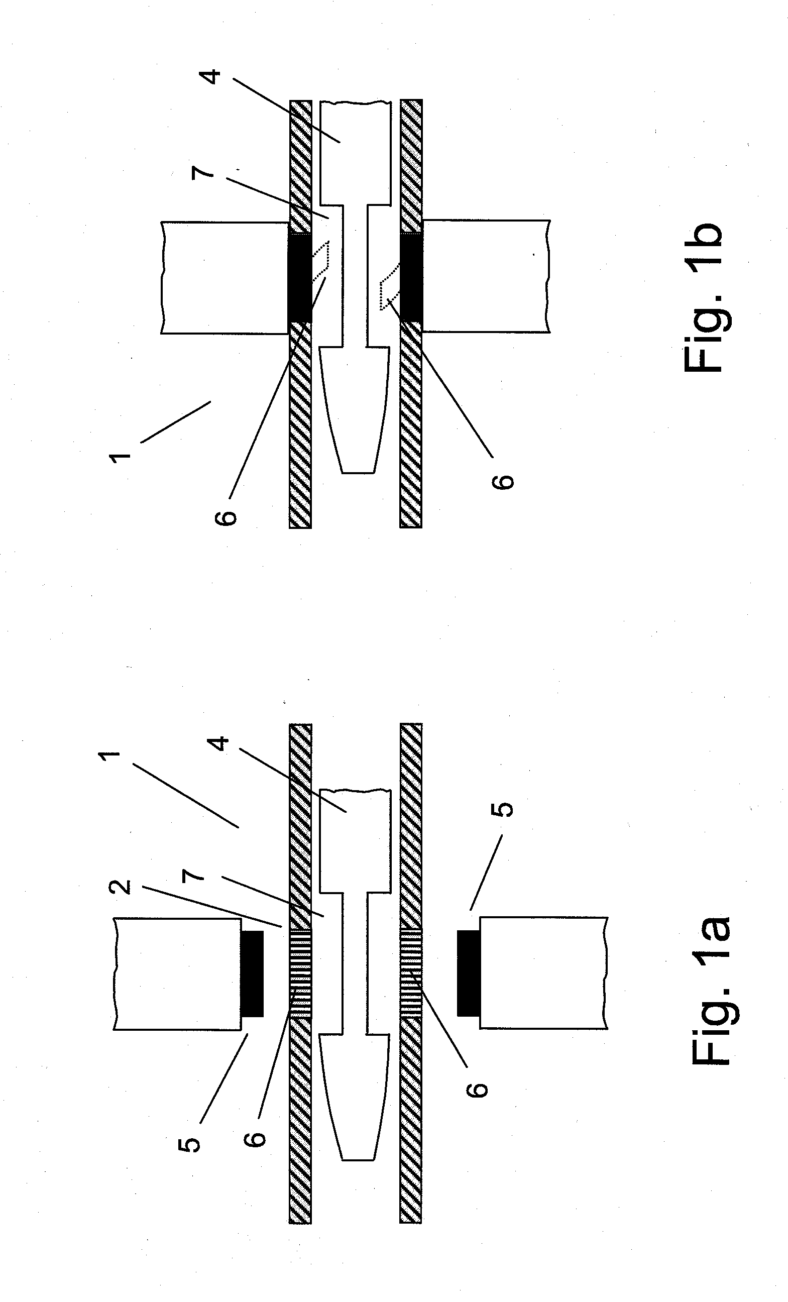 Method and device for disposing of a slug produced in a hole punching operation on a hollow profile