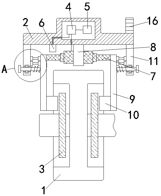 Brake device of electric cleaning and checking vehicle and control method