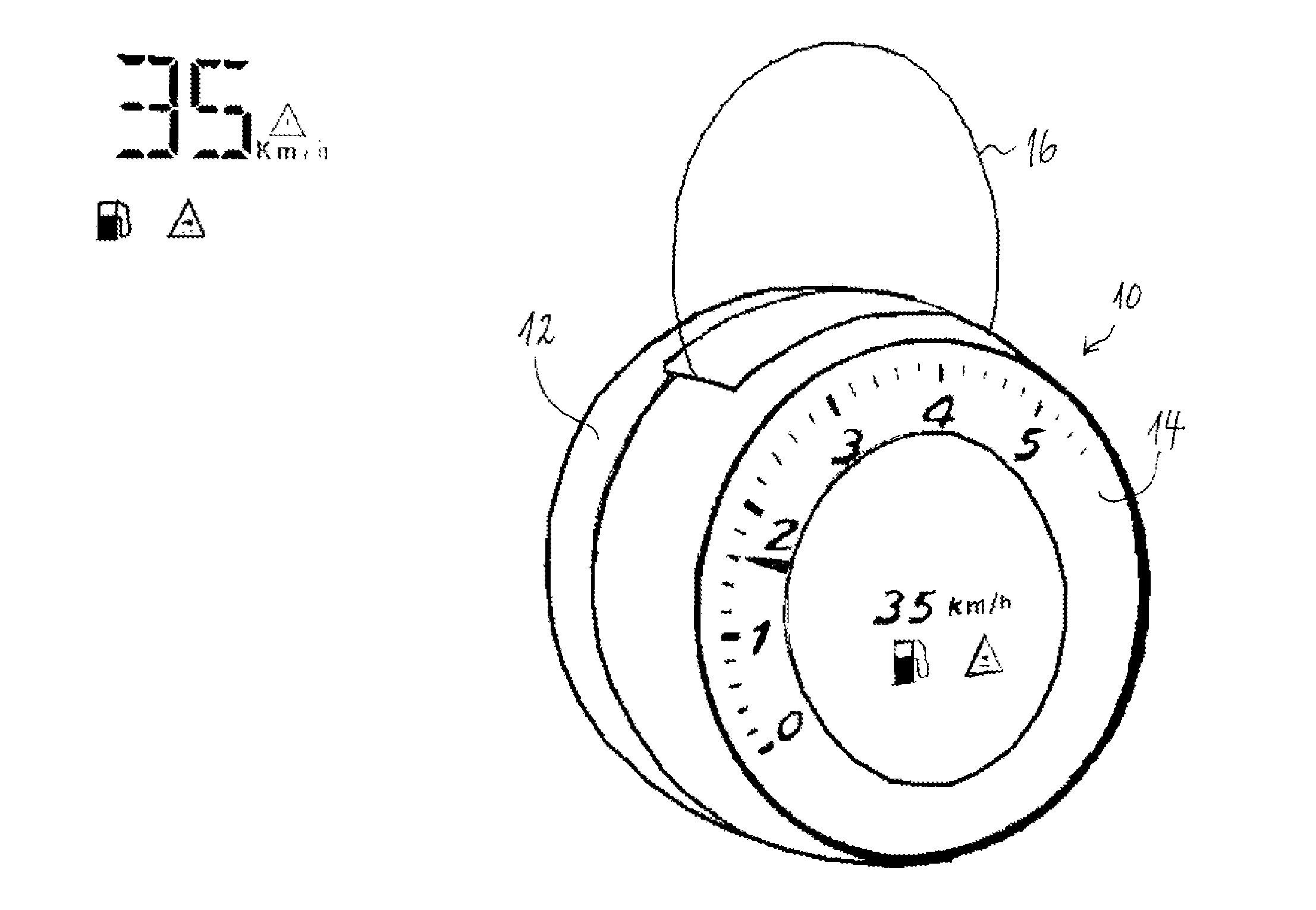 Instrument cluster for a motor vehicle