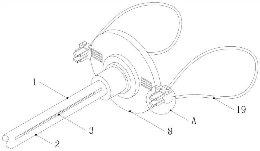 Nasogastric tube fixing device