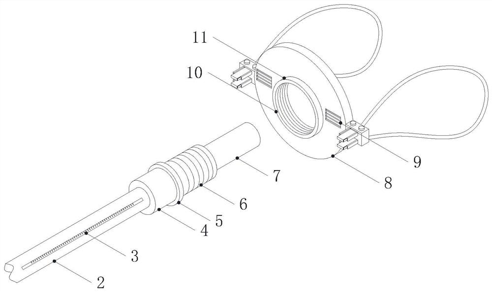 Nasogastric tube fixing device