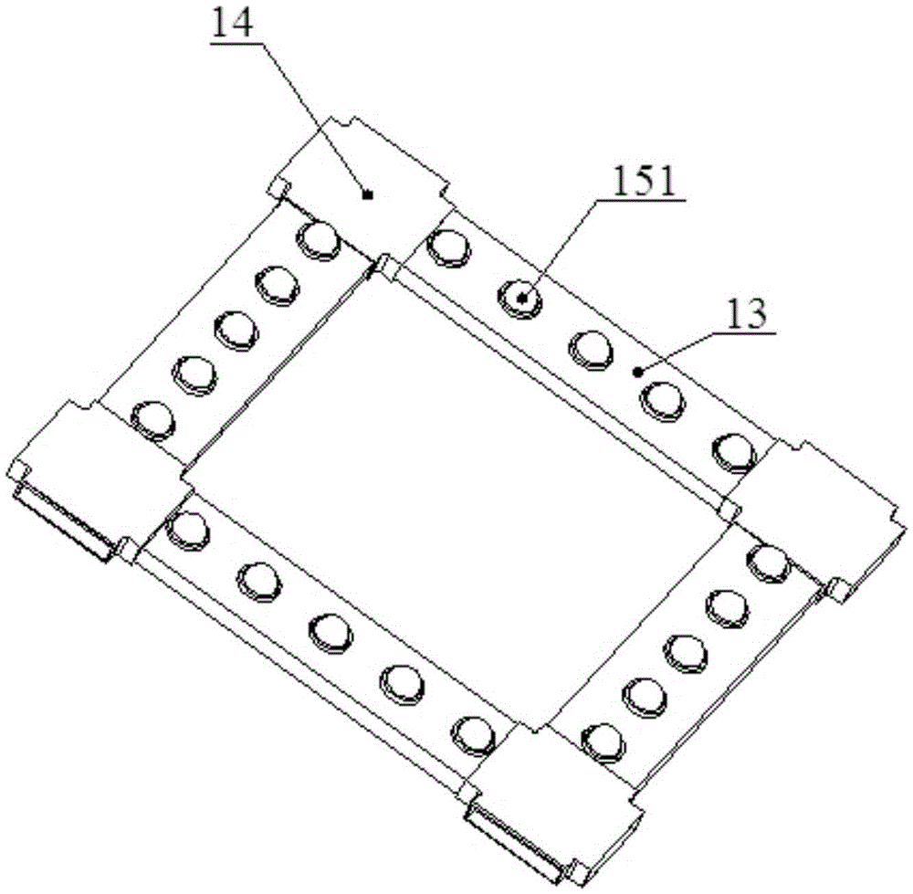 A rolling wheel assembly type automatic mobile seedbed device