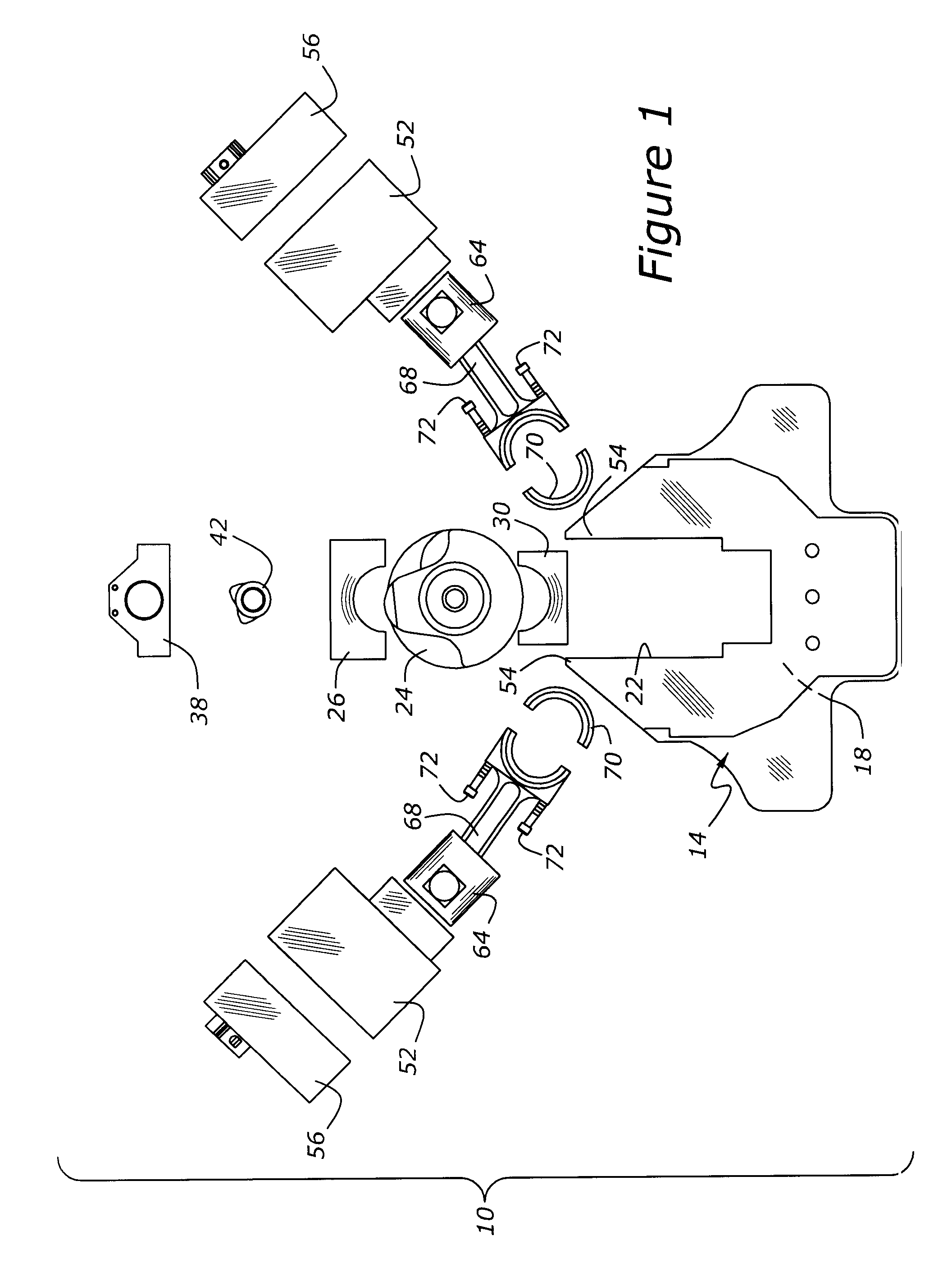 Toploading internal combustion engine