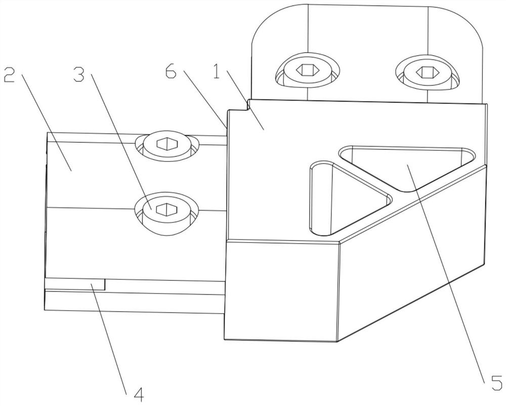 Tubular beam connecting joint