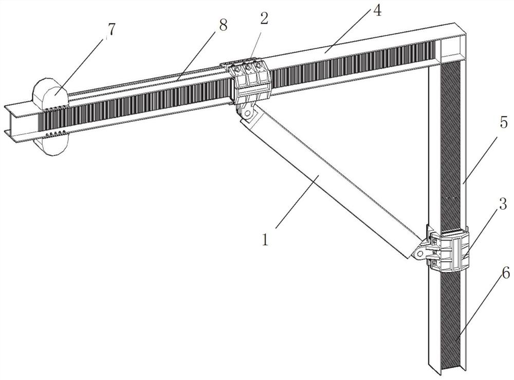 Steel structure anti-buckling support reinforcement device and building