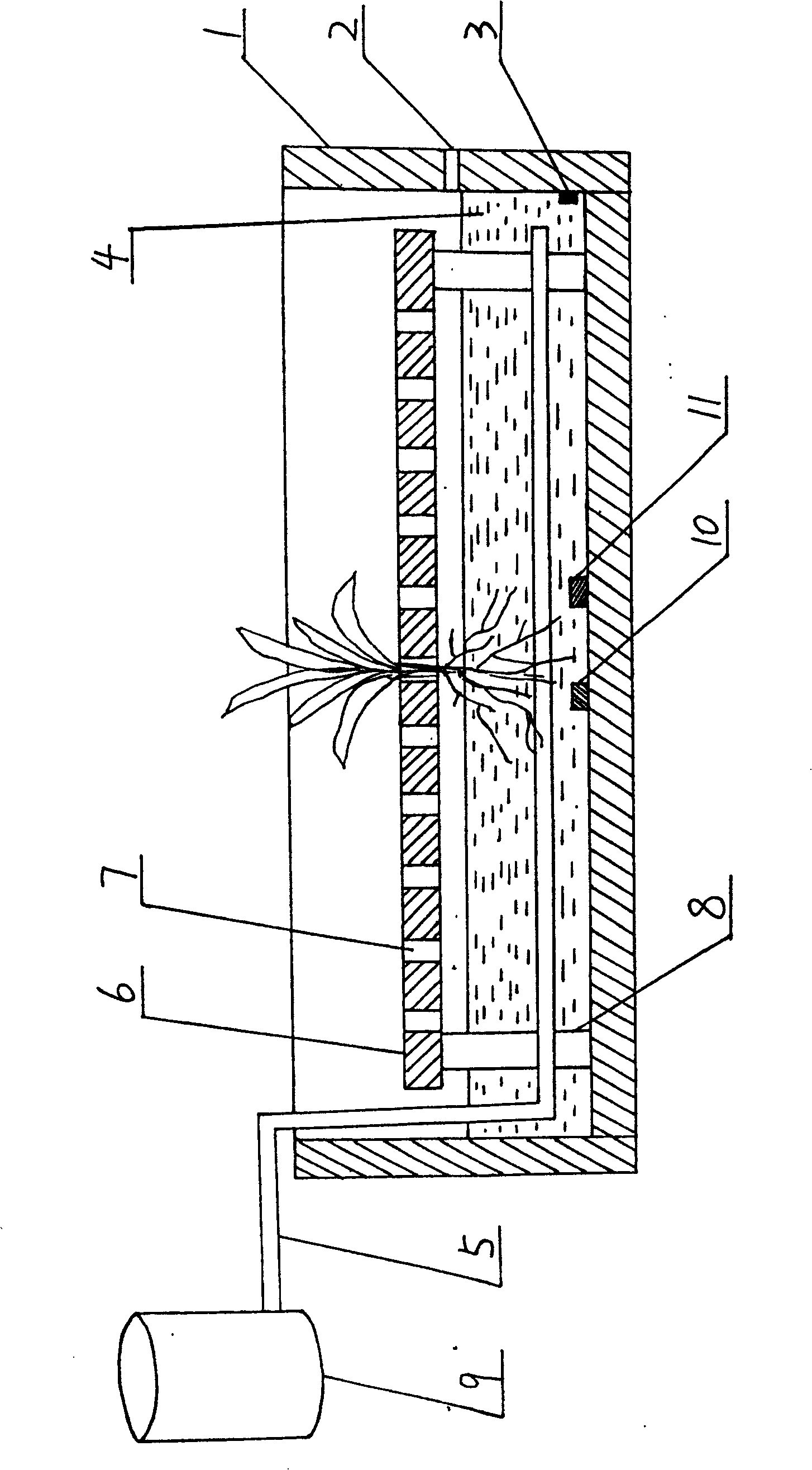 Static type shallow nutrient solution soilless culturing method