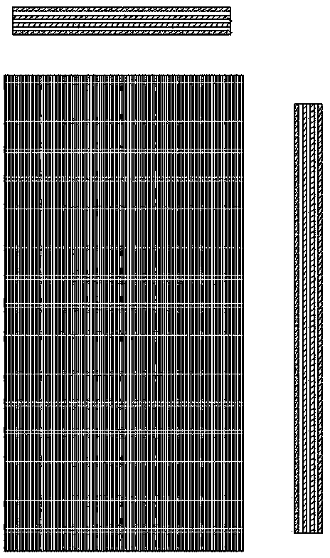 Manufacturing method of environment-friendly, energy-saving, fire-proof and anti-theft door sheet