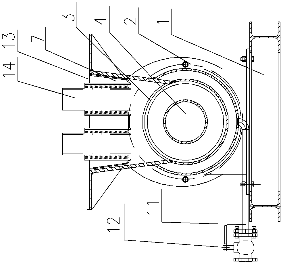 Spiral ash discharging machine