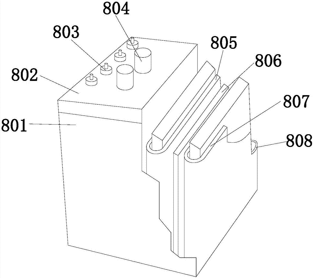 Ultrasonic welding device for lithium battery