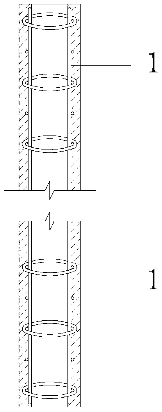 Connection nodes and connection methods of vertically distributed steel bars in prefabricated circular hole plate shear walls