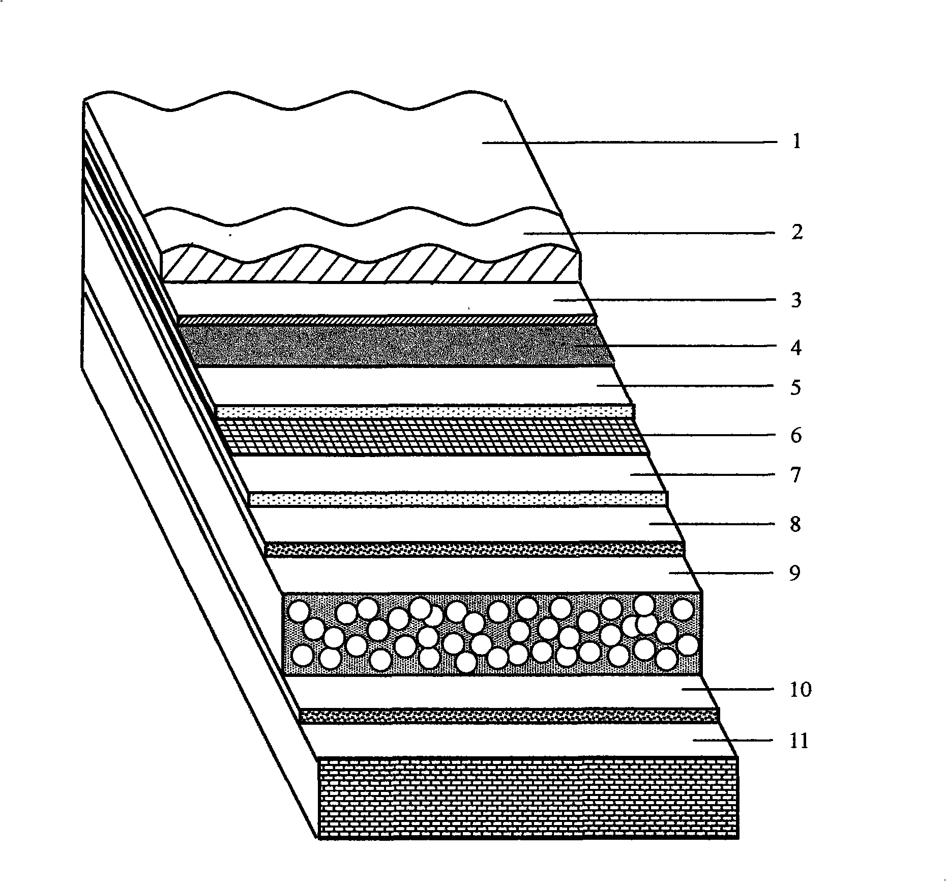 Thermal insulation and water proof integrated system of roof covering and construction method thereof