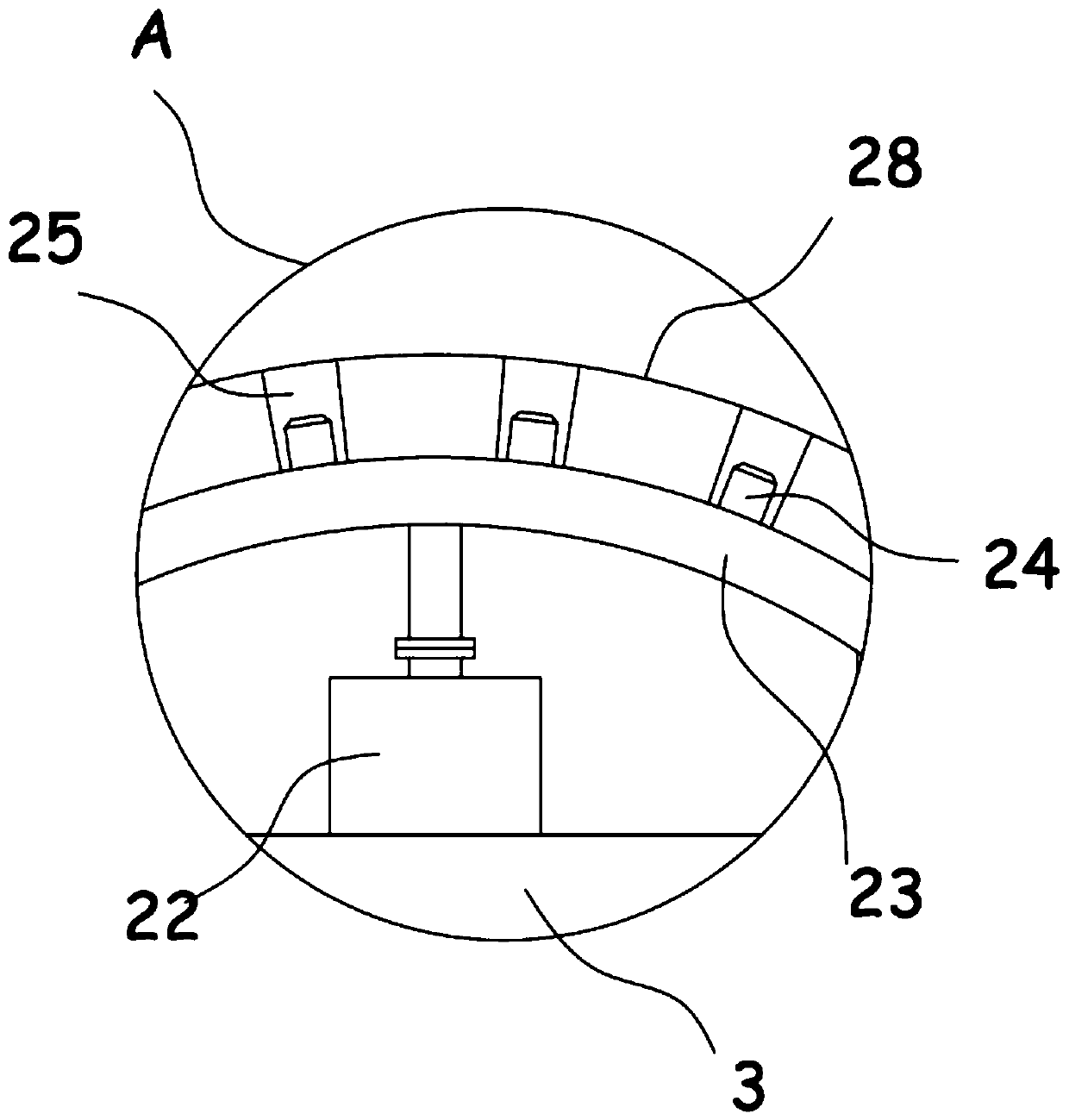 Back bending device for dance training of students