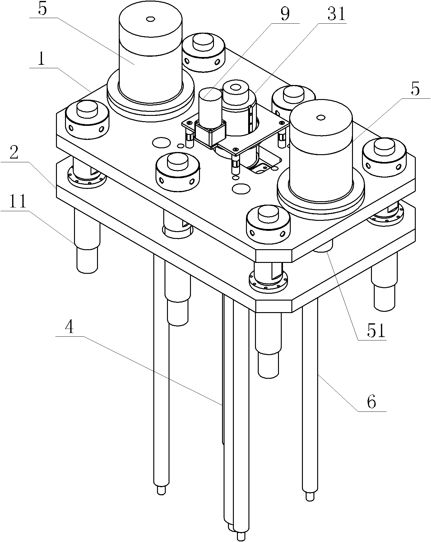 Ejection and secondary extrusion device