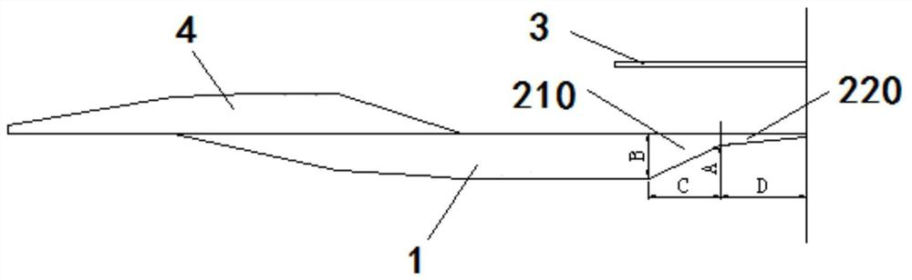 Seam allowance structure, tire and attaching method