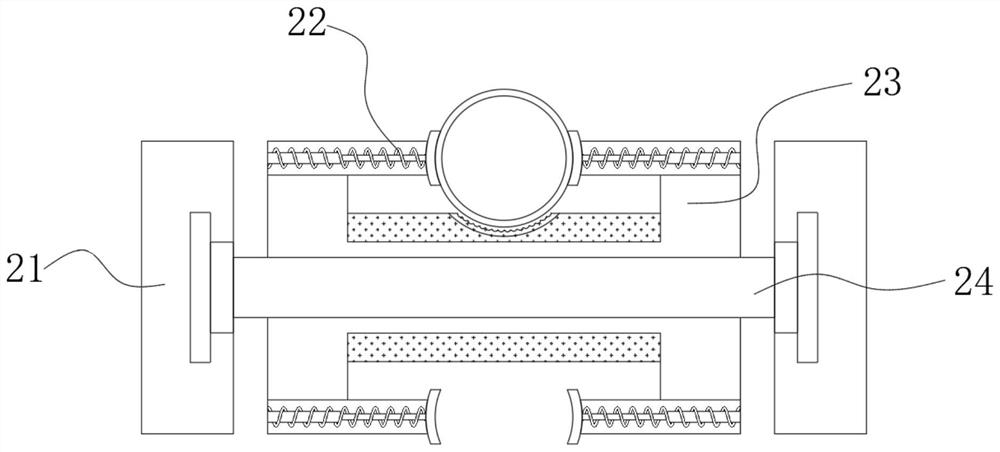 A high-precision aluminum alloy profile forming device