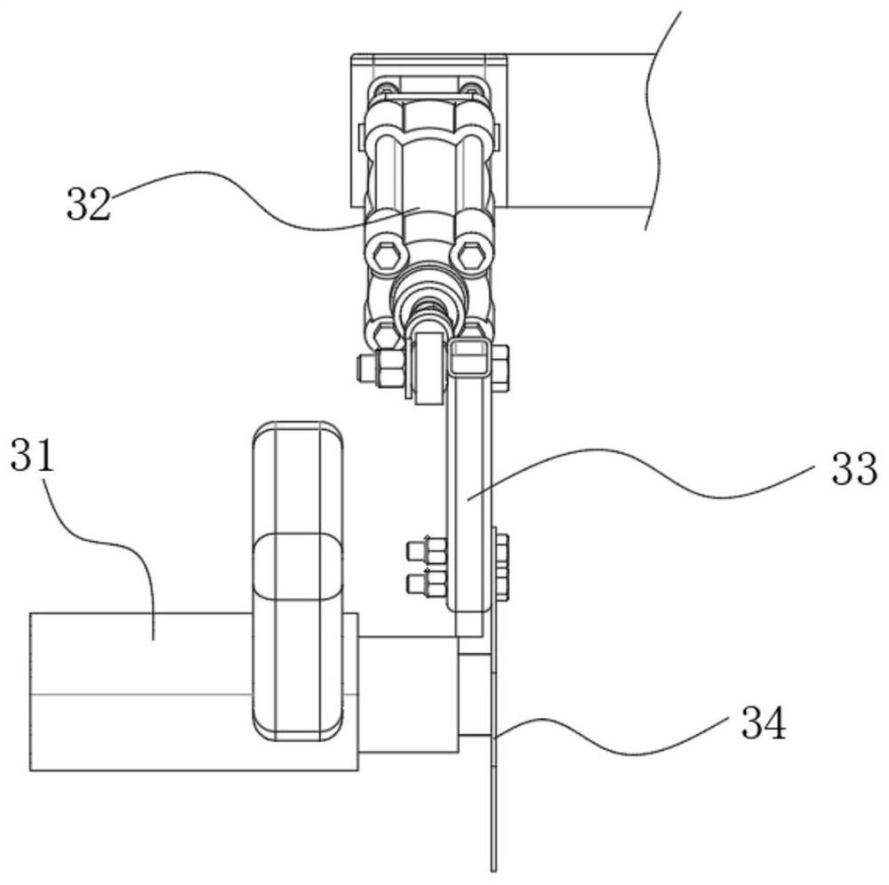 A high-precision aluminum alloy profile forming device