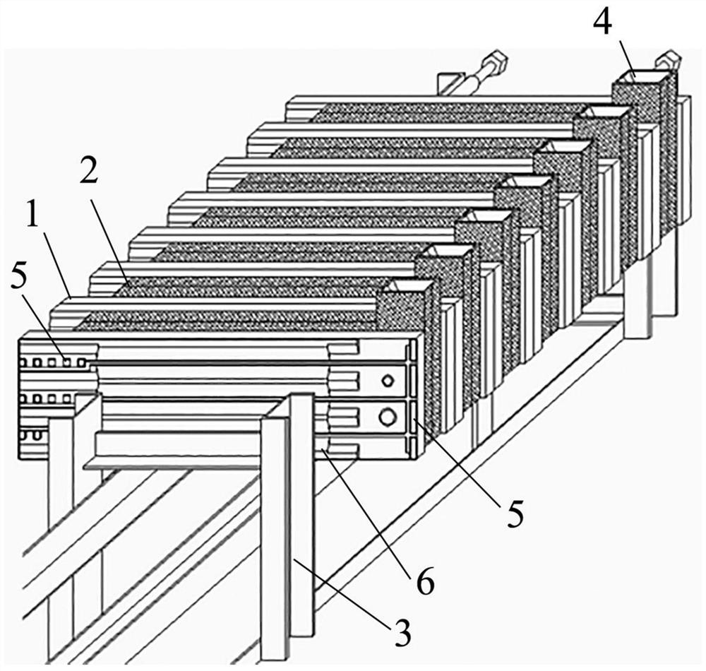 A process for producing nodular cast iron camshafts by clamping sand molds with iron molds