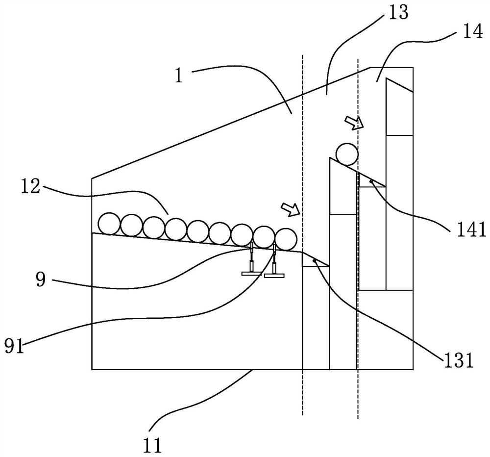 Feeding device for drill rod production and feeding method thereof