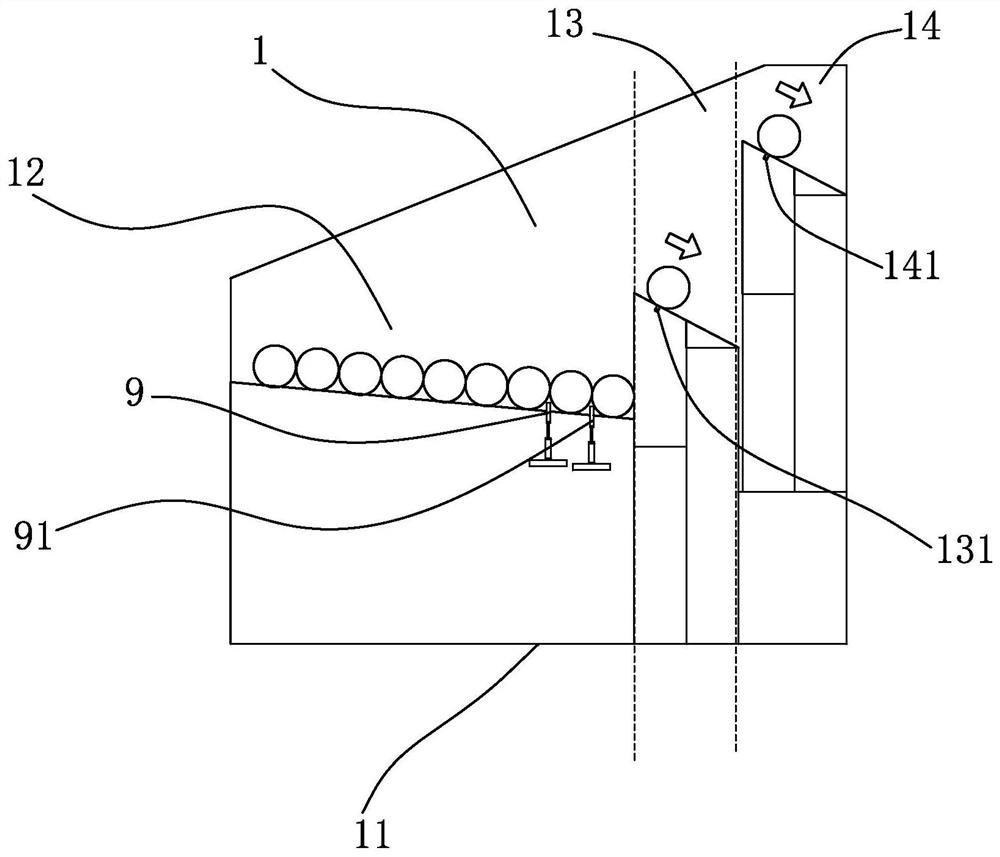 Feeding device for drill rod production and feeding method thereof