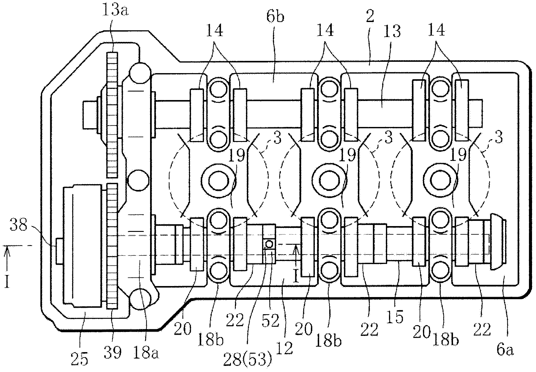 Variable valve gear for internal combustion engine