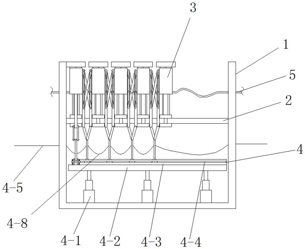 Seedling raising device for agricultural greenhouse