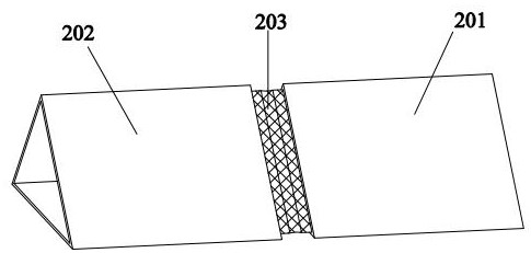Auxiliary device and construction method for single-side welding and double-side forming butt welding of small-sized triangular pipes