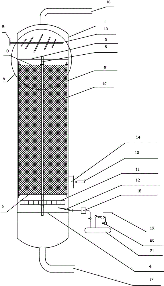Spinning type stripping packed tower and method for applying same to deacidification and deodorization of fatty acid ester