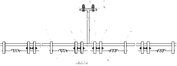 Break-proof method of insulator chain fracture caused by wind blowing