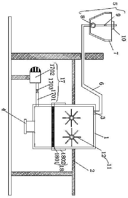 Flux-adjustable reaction device for peptide synthesis