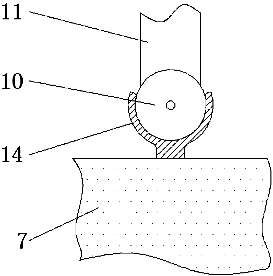 Automobile door machining painting device capable of preventing bumps