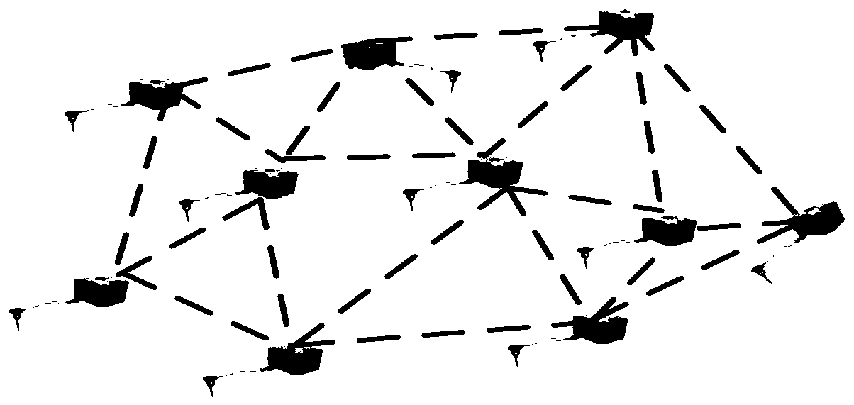 Seismic data transmission system based on UWB multi-hop network architecture