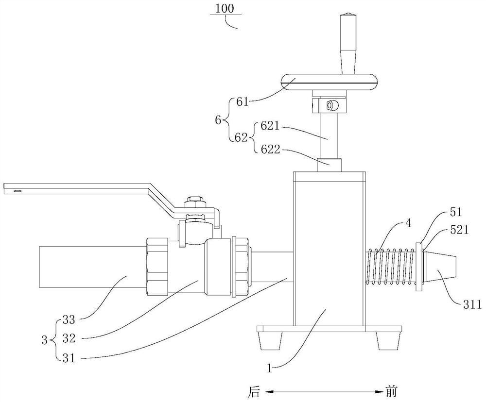 Grouting device and grouting system