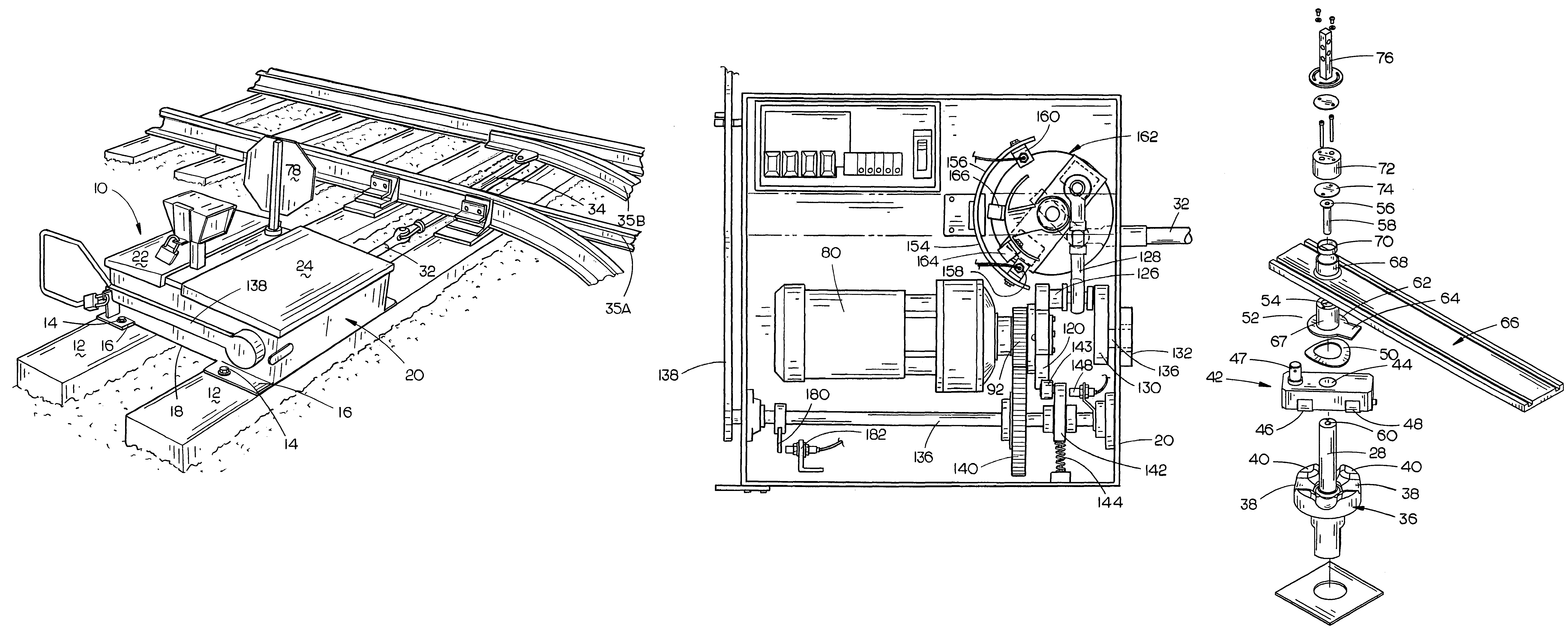 Railroad yard switch machine